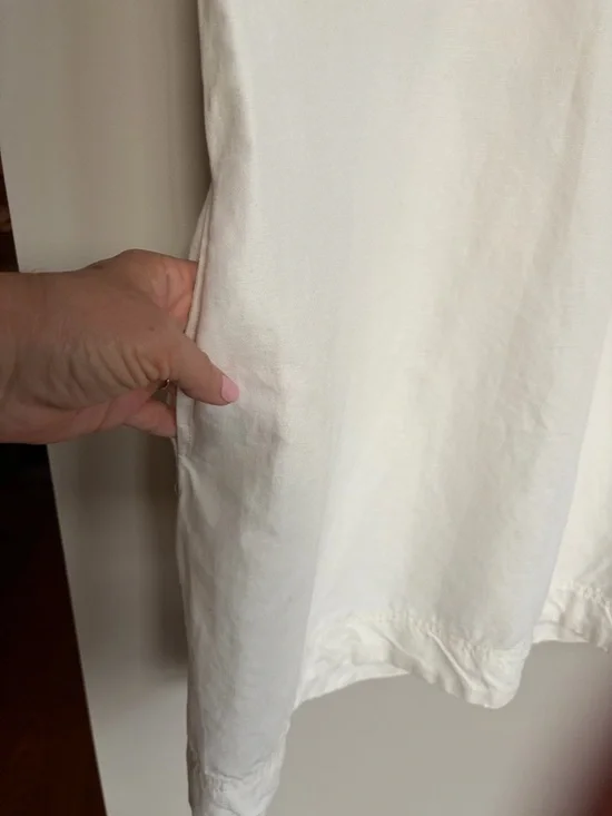 Anthropologie Maeve LOTTIE White Flutter Sleeve Mini Dress - Picture 5 of 7